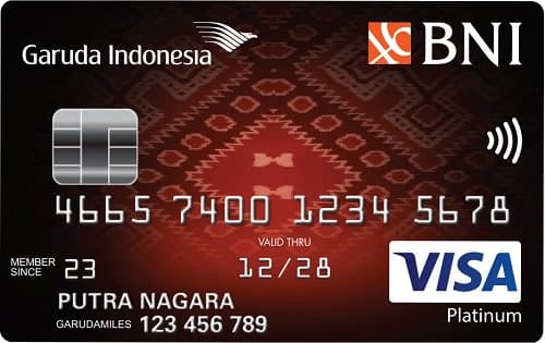 Kartu Kredit Garuda BNI Visa Platinum