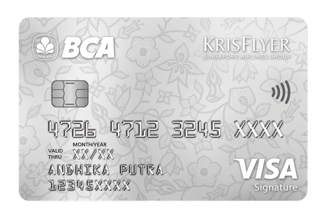 Kartu Kredit BCA Singapore Airlines KrisFlyer Visa Signature