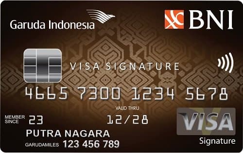 Kartu Kredit Garuda BNI Visa Signature